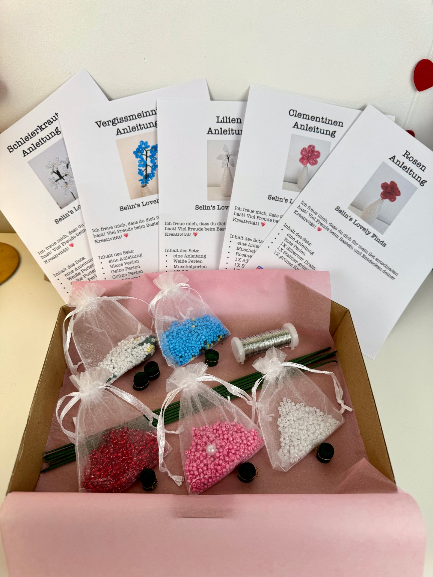 Sweet Memory Set (Schleierkraut, Rose, Clementine, Vergissmeinnicht & Lilie)