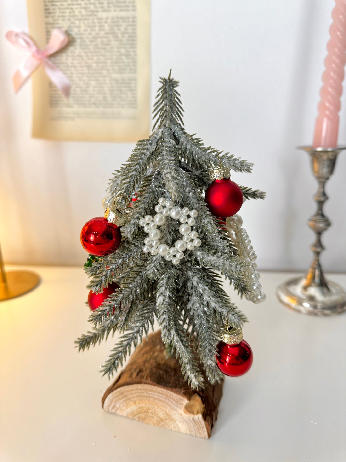 DlY small Christmas tree decoration set of 5