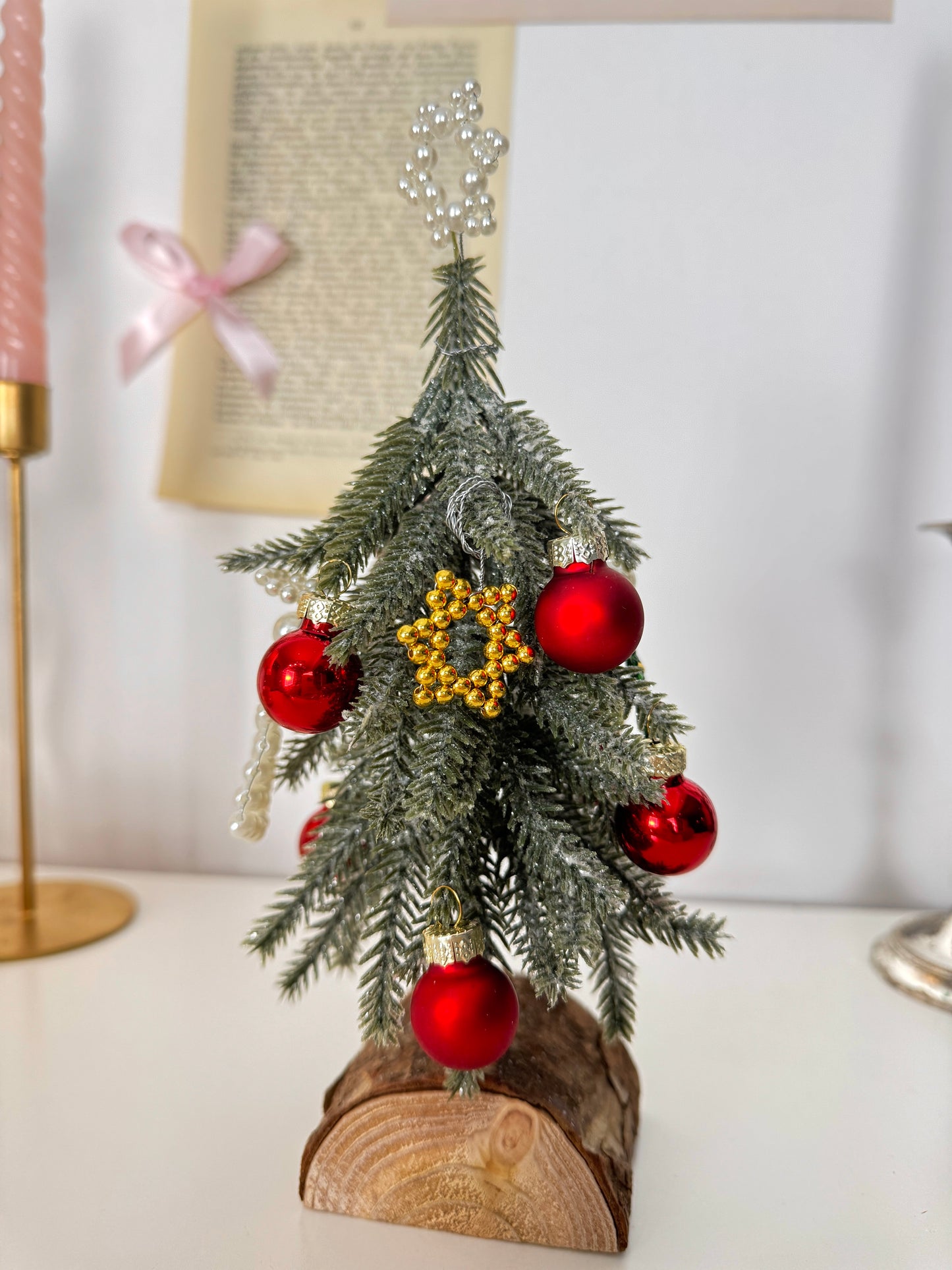DlY small Christmas tree decoration set of 5