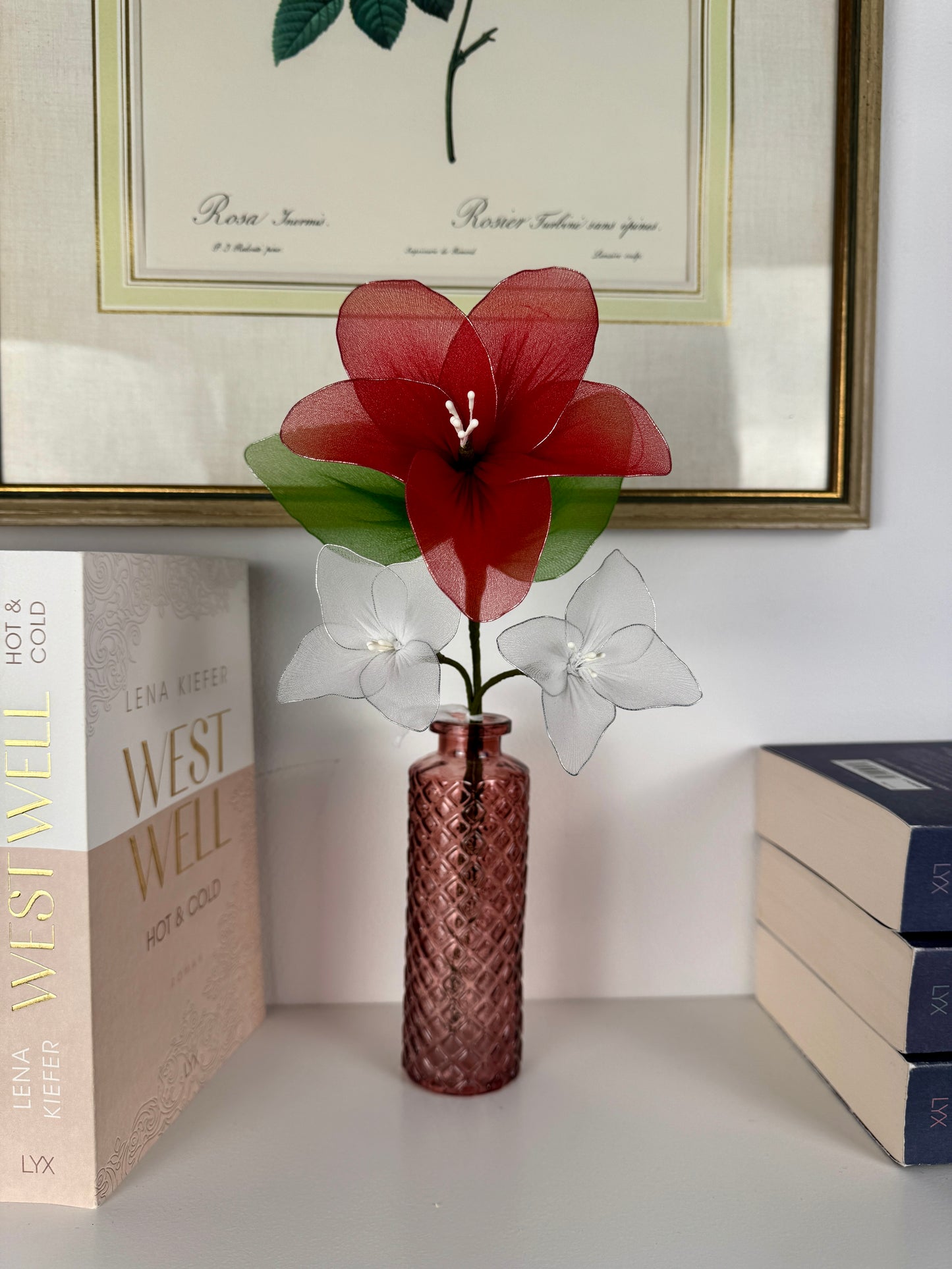 Großer Winterstrauß✨❄️♥️ Aus Nylon