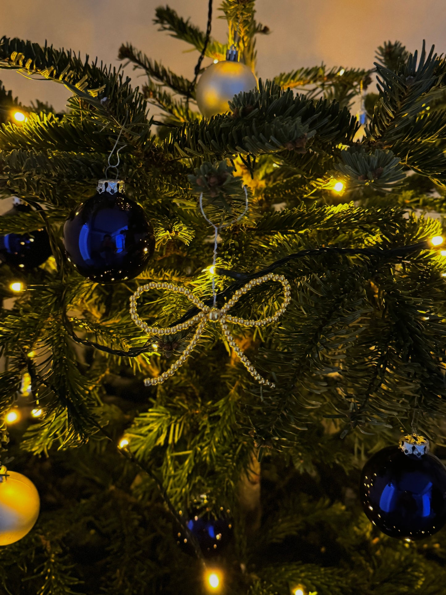DIY Golden Bow (Set of 5) - Christmas Decorations