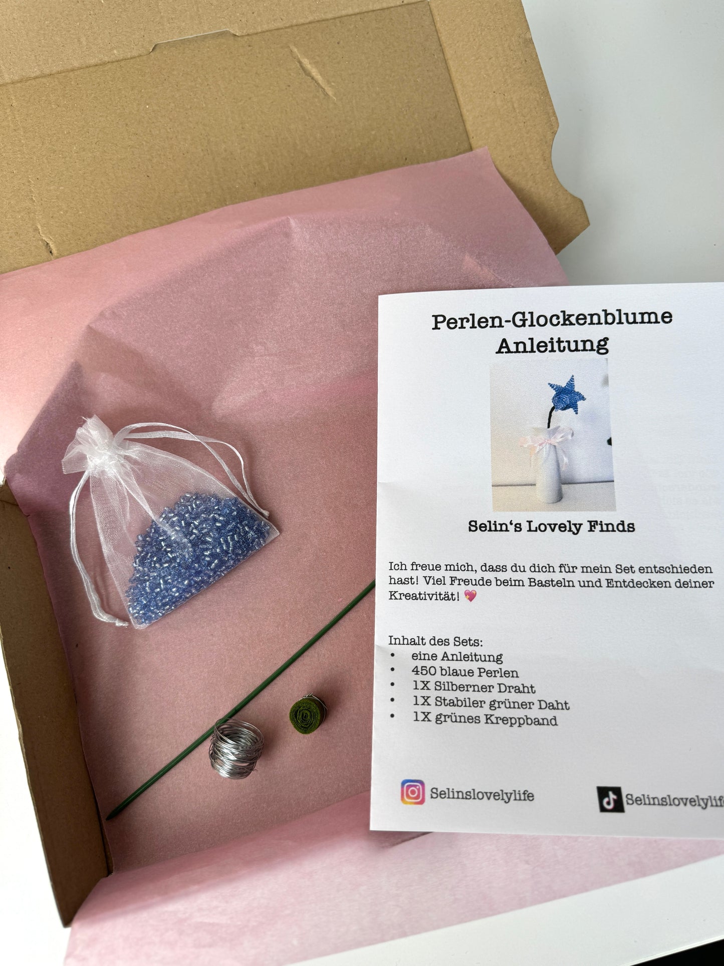 DIY Perlen-Glockenblume Kit